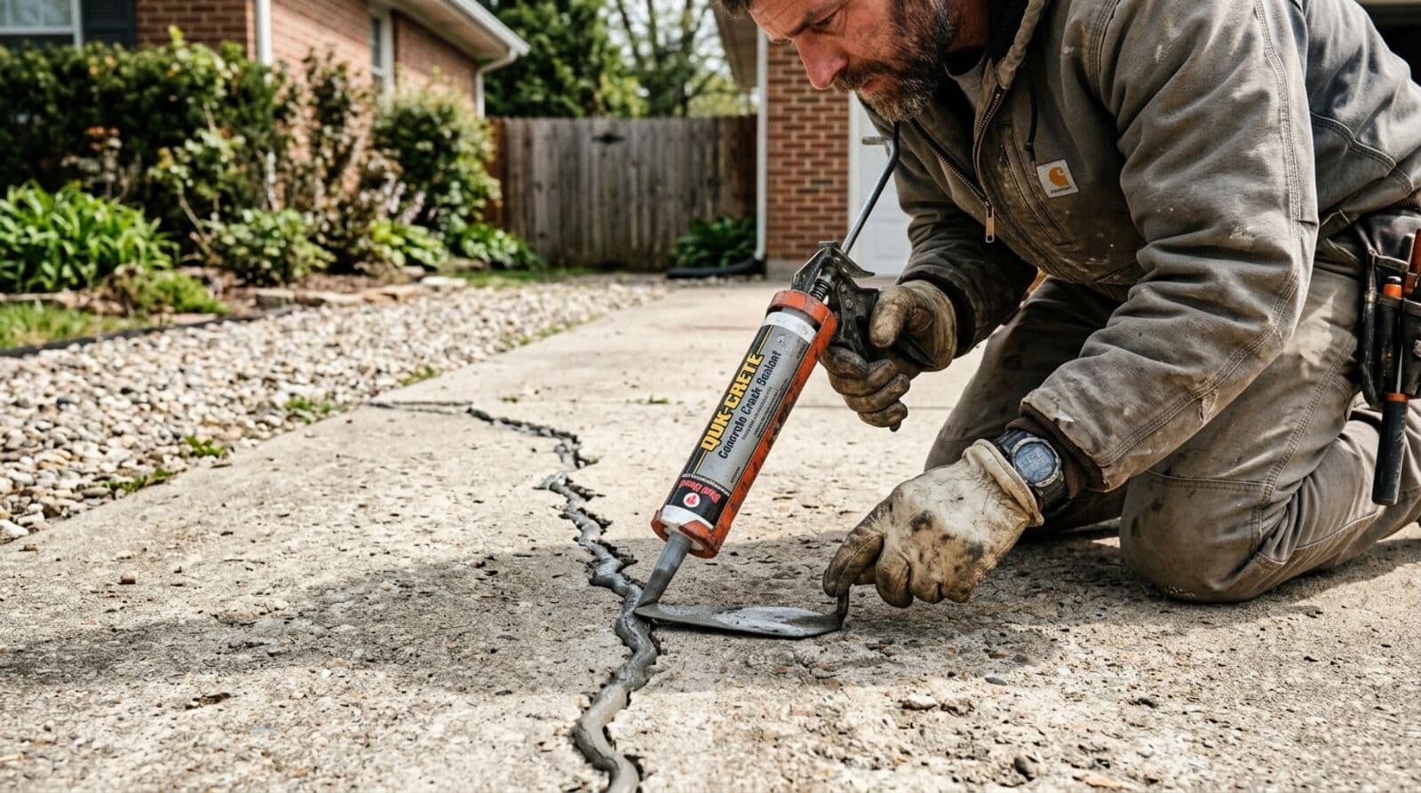 Driveway resurfacing vs replacement planning example
