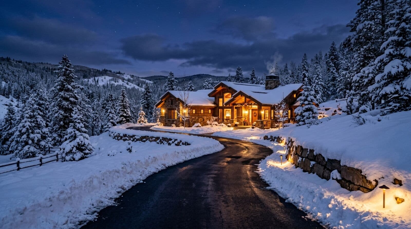 Heated driveway snow melt cost planning example